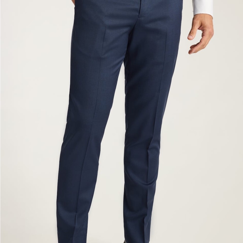 Bonobos Jetsetter Light Navy Blue Wool Dress Pant. Size 34x30